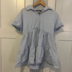 Zara, light blue. Dress/shirt